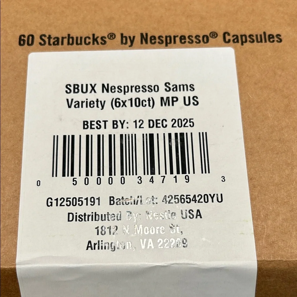 Starbucks Coffee Pods in Green and Gold Packaging 120 pods - Picture 5 of 6